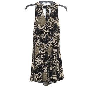 VINTAGE STYLEWORKS Printed Romper Vintage Size 4